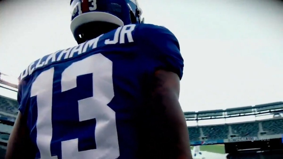 OBJ is likely coming home. In honor of his return, I'm emptying the vault of Odell Beckham Jr videos. Here's a classic. Shoutout to those of you who know what inspired this! #NYGIANTS