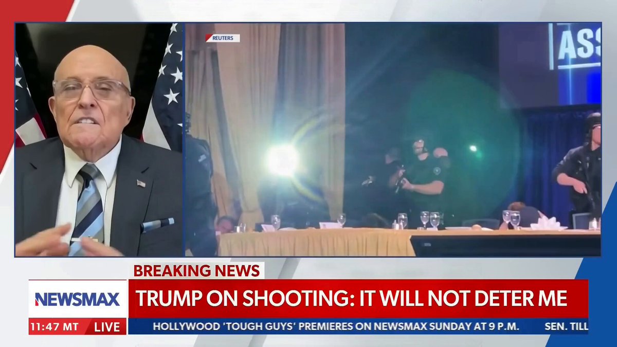 🚨RUDY GIULIANI on the White House Correspondents’ Dinner gunman. “This doesn’t happen in a vacuum. You may want to call him a ‘lone wolf’ but wolves hunt in packs and they coordinate.” “To have one ‘lone wolf’ after another defies all rationality.”