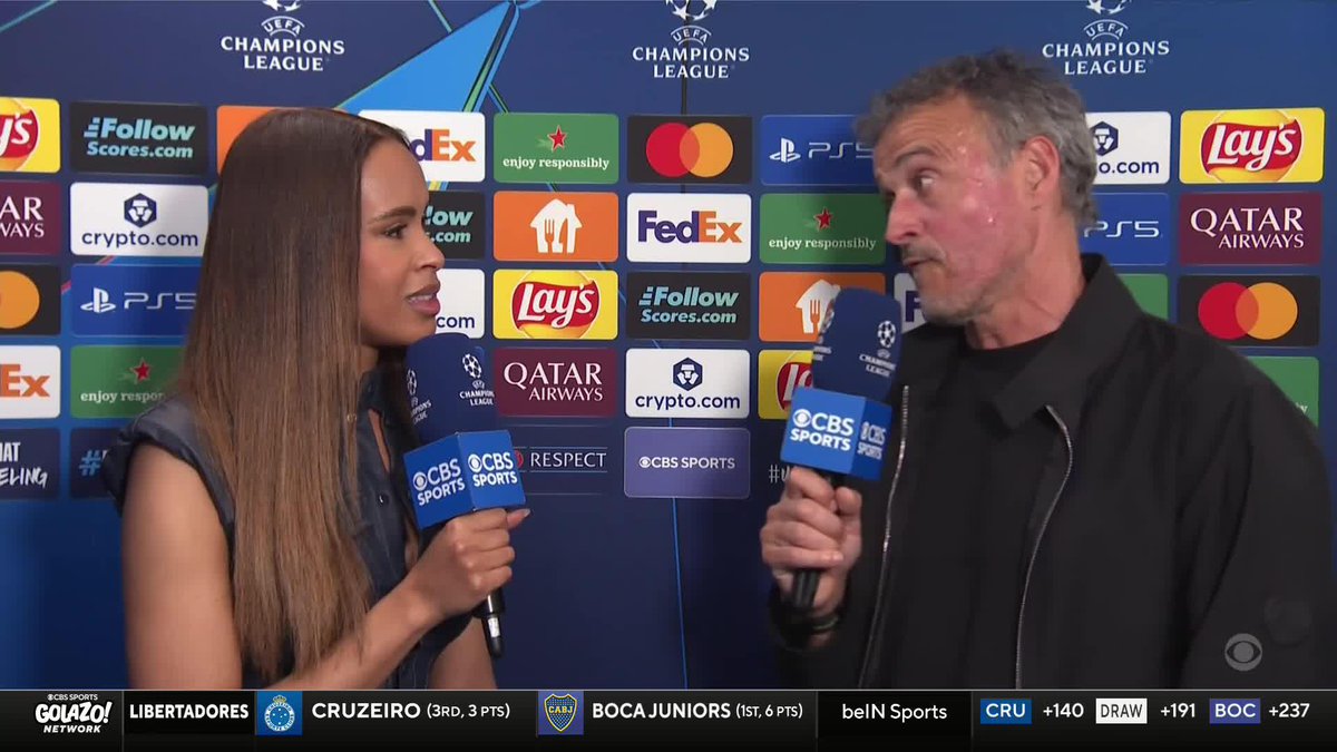 "I think he just showed you the amount of respect he's got for Vincent Kompany." Mike Grella, Troy Deeney, and Nigel Reo-Coker discuss Luis Enrique following PSG's #UCL semifinal 1st leg win. 🗣️
