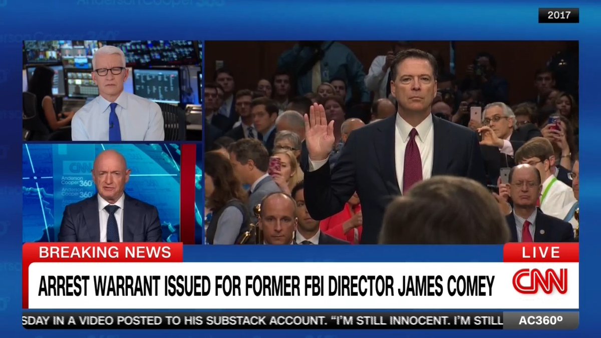 Democratic Sen. Mark Kelly was targeted for retribution by the Trump administration. He weighs in on the DOJ indicting James Comey for a second time saying, "It's very clear that the president wants to throw people he doesn't like into jail."