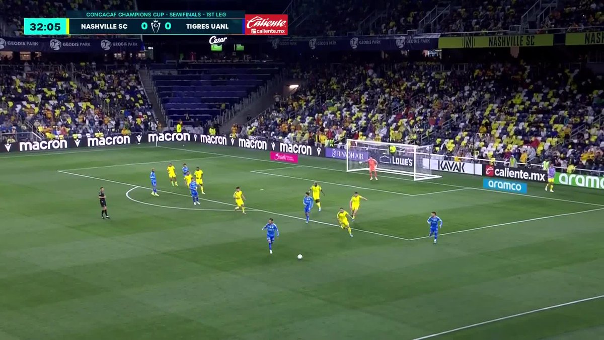 GOLAZO DE ÁNGEL CORREA VS NASHVILLE Tigres ya lo gana 0-1 y lo importante, ya anotó como visitante