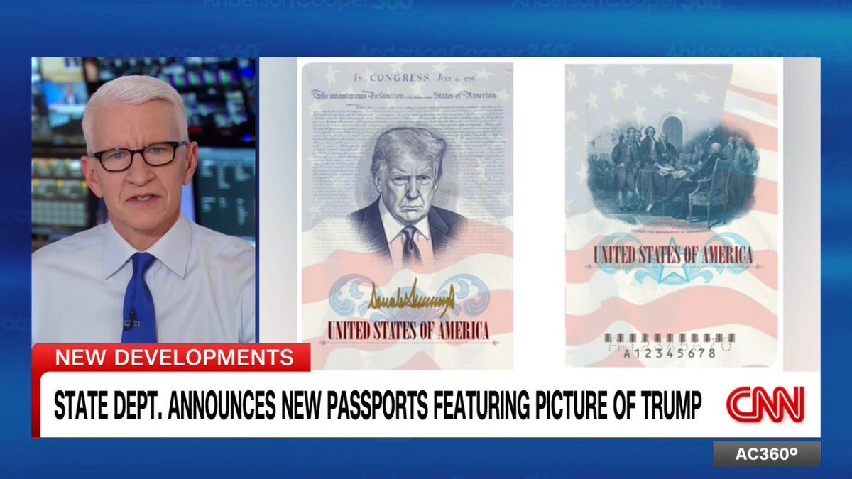 The U.S. will soon begin issuing passports with an image of President Trump on the inside. CNN senior political commentator Adam Kinzinger, a former Republican congressman, talks about how the people around him are just "buying time" with the president.