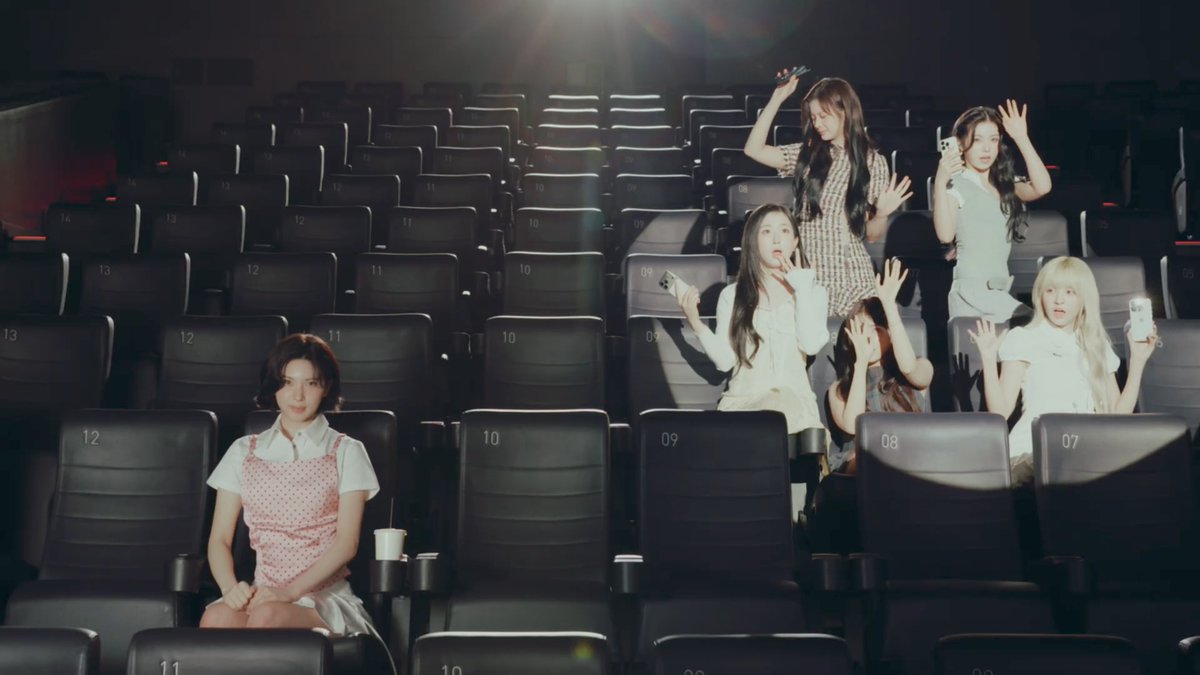 NMIXX x Lotte Cinema promotional video for the Heavy Serenade collaboration. This ad plays across Lotte Cinema branches before the movie starts.