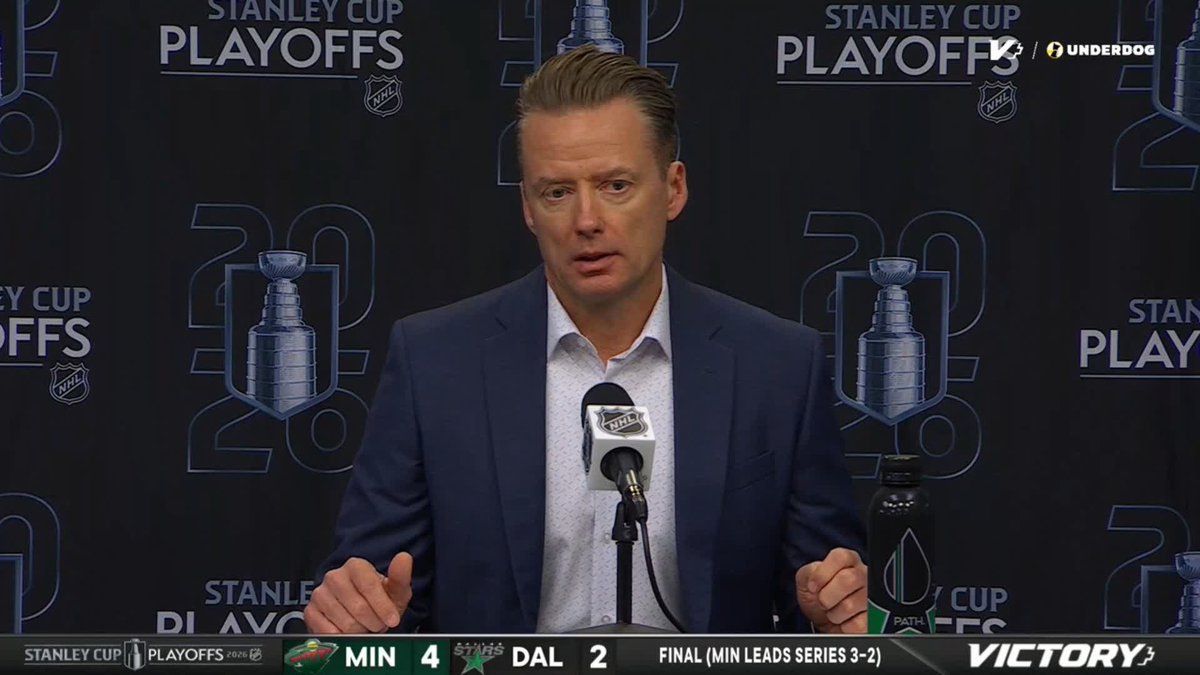 "Everyone needs to step up in these kinds of moments. It's a team effort to get it done" Dallas Stars head coach Glen Gulutzan after tonight's loss to the Wild🔊 #TexasHockey | #StanleyCup