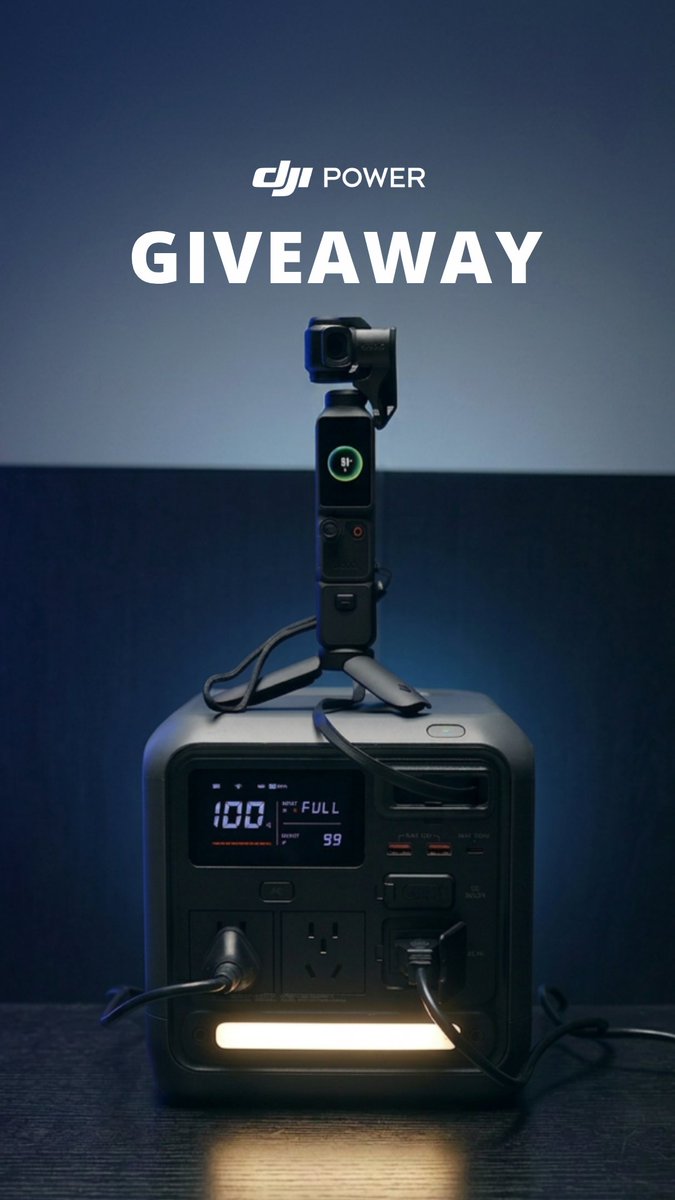 Labor Day is around the corner. We’re giving away ONE Osmo Pocket 4! 🎁 Ready to level up your travel content? Enter now! How to enter: Follow DJI POWER Like, comment, and repost Ends May 14 Winner announced May 15 (EST) Open worldwide Fingers crossed!