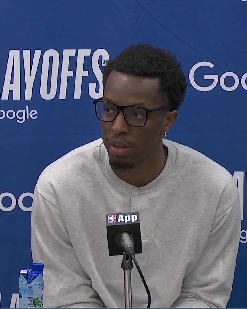 Onyeka Okongwu talks about protecting the paint against the Knicks: "We've just got to take a stand. Obviously, Brunson, KAT will do their thing, but we can't let dudes like Alvarado get into the paint. We've just got to be better and we will be better on Thursday."