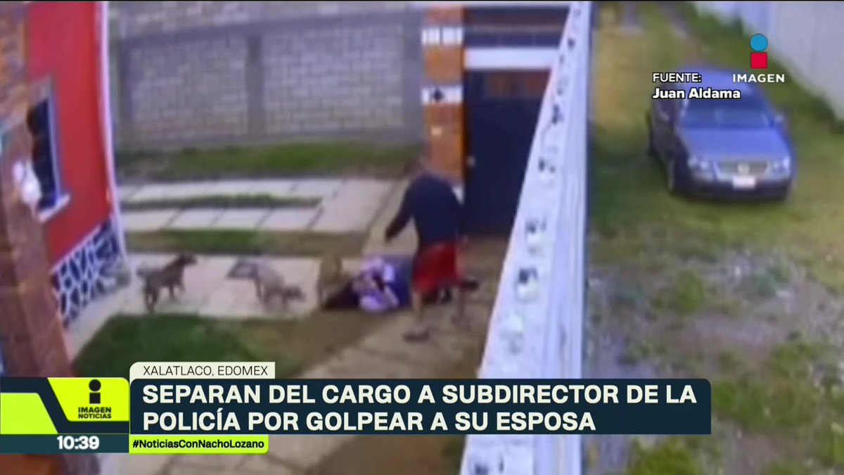 Tarde pero sin sueño. El alcalde morenista de Xalatlaco, Abel Flores, separó del cargo al policía municipal de #Xalatlaco, #Edomex, Edgar Pérez Zamora, por golpear brutalmente a su esposa hace un mes.