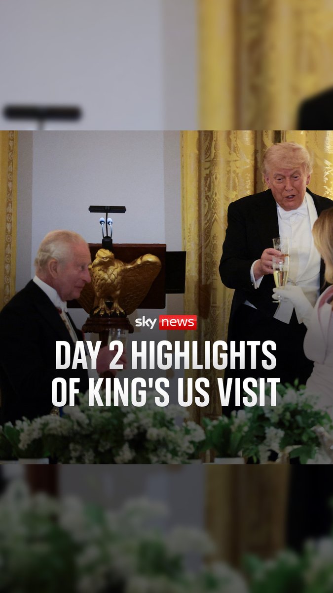 Sky's Royal correspondent Laura Bundock breaks down the King's second day on his state visit to the US ⬇️ Live updates: