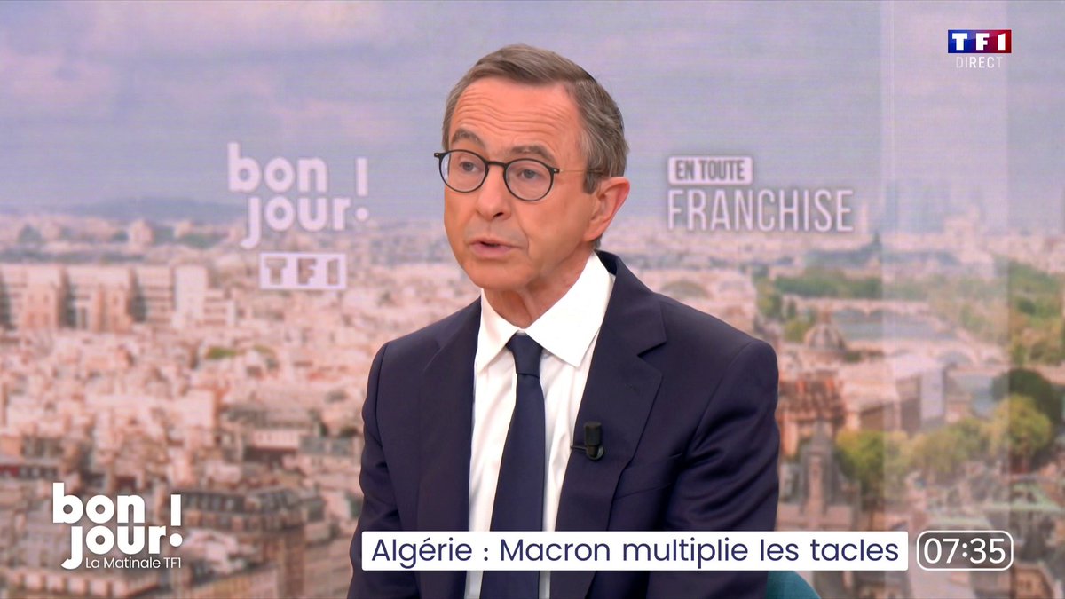 🔴 Algérie : "On a affaire à un régime qui viole ses obligations (...) qui, sur le sol Français, viole ses accords et règle ses comptes avec ses opposants. C'est un régime, qui, chaque jour, insulte la France" : Bruno Retailleau 📺 En Toute Franchise avec Adrien Gindre