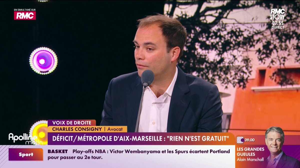 💰 La métropole d'Aix-Marseille est sur la paille ! Il manque 123 millions d'euros pour présenter un budget à l'équilibre... 🎙️ "La gratuité ça se paie", pointe Charles Consigny #ApollineMatin