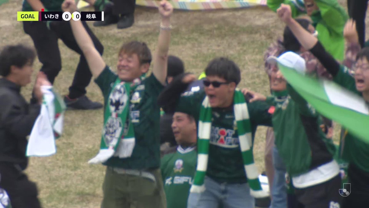 🎦 ゴール動画 🏆 明治安田Ｊ２・Ｊ３百年構想リーグ 地域リーグラウンド 第13節 🆚 いわきvs岐阜 🔢 0-1 ⌚️ 66分 ⚽️ 文 仁柱（岐阜） #Ｊリーグ