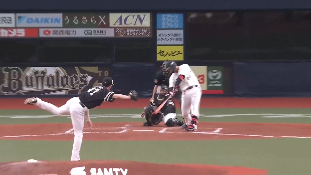 すくい上げた打球はそのままスタンドへ突き刺さる！🔥 オリックス 紅林弘太郎 選手の今シーズン第4号ソロホームランで追加点を挙げる！🔥 👇ライブ配信はこちら