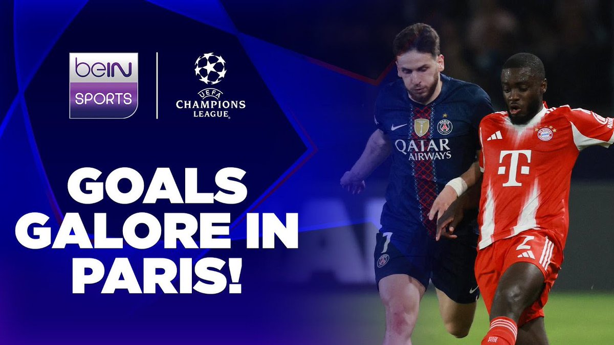 SALAH SATU LAGA TERBAIK SEPAKBOLA! 🙌🏻 Pagi tadi jadi tontonan paling menghibur musim ini. Tonton lagi kesemua drama 9 GOL yang terjadi di bentrok PSG vs Bayern! #beINUCL