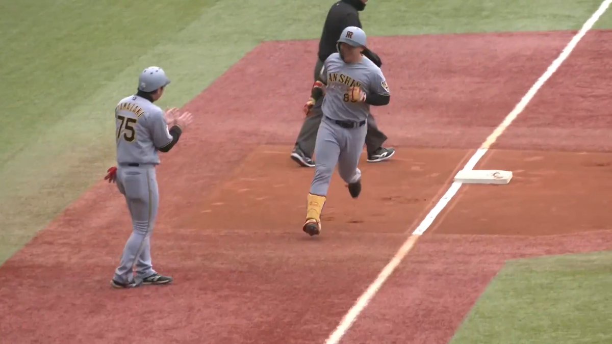 打ちまくる 4番・キャッチャーの心地よい響き 嶋村麟士朗 逆方向へ3ランホームラン ⚾️オイシックス×阪神（ファーム） #イージースポーツ #阪神タイガース #だったらDAZN