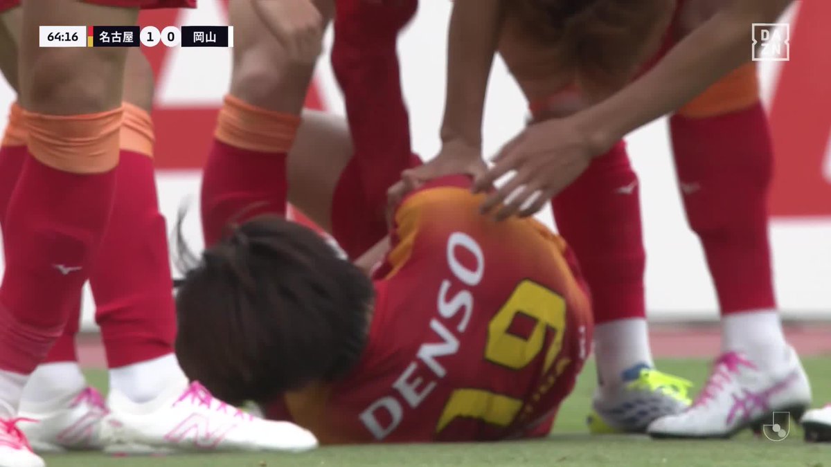 均衡を破る一撃は素早い反応から！ コーナーキックからのこぼれ球に 反応した甲田英將がゴールへ押し込み 名古屋が先制点を獲得！ 🏆 明治安田J1百年構想リーグ 🆚名古屋×岡山 📱DAZN ライブ配信中 #Jリーグ だったらDAZN