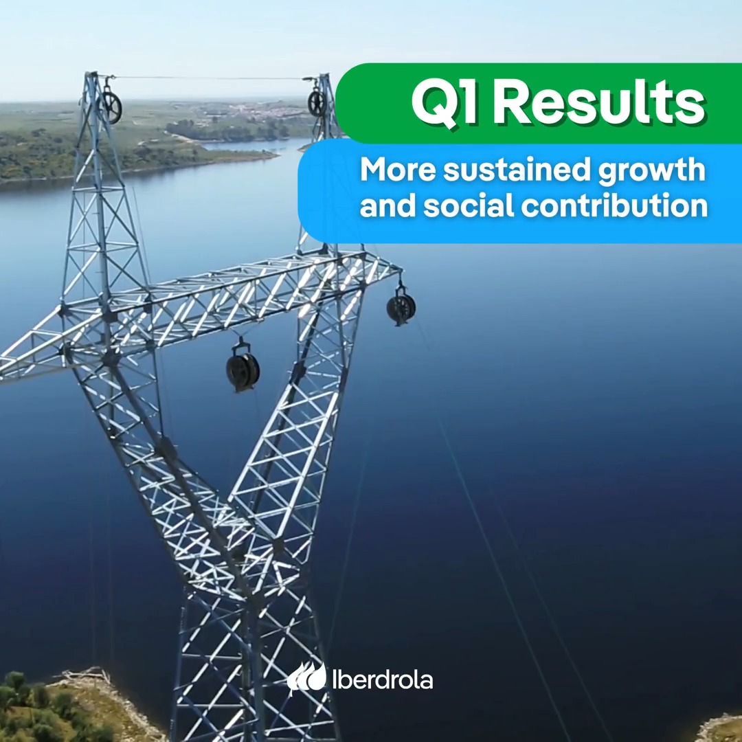 ⚡️Investments in electricity networks in the UK and the US are driving our growth in the first quarter. A resilient, forward-looking business model focused on regulated activities, delivering stability and growth in any scenario. We keep moving forward towards the future!