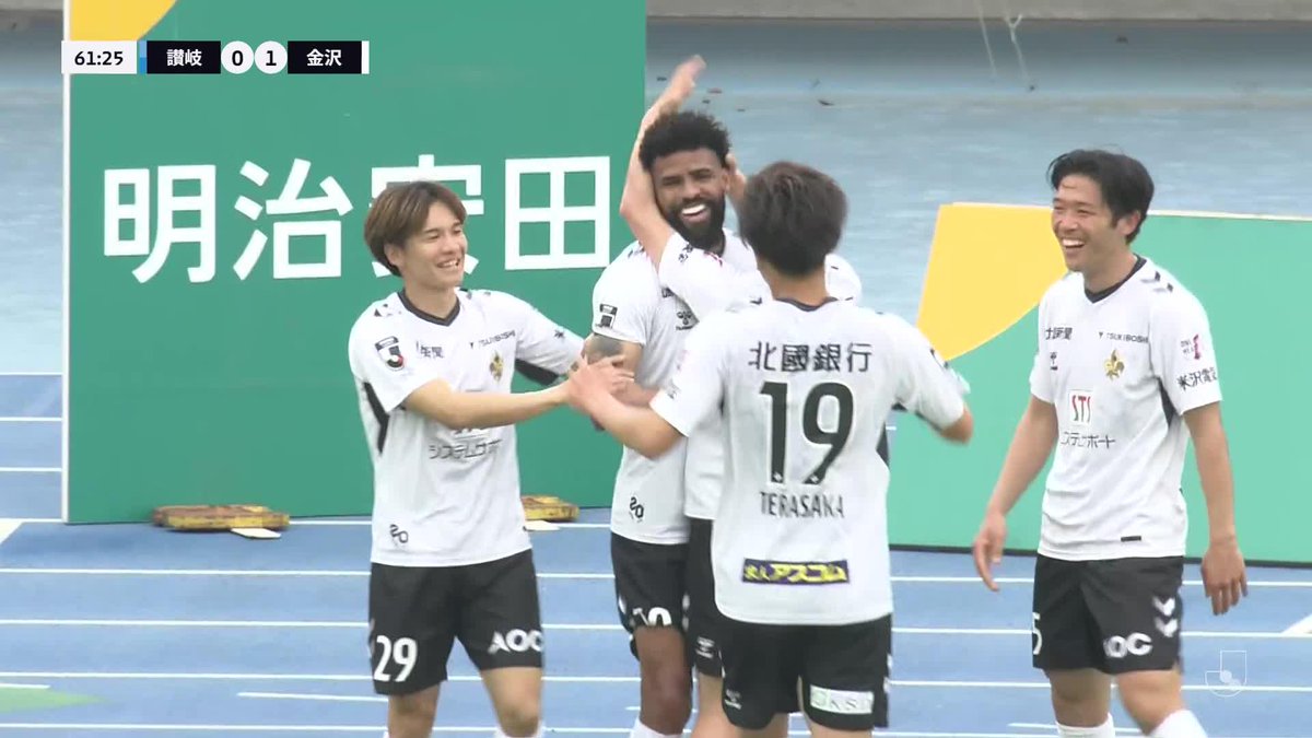 パトリックの力強いヘディングが決勝弾に🔥 🎦 ゴール動画 🏆 明治安田Ｊ２・Ｊ３百年構想リーグ 地域リーグラウンド 第13節 🆚 讃岐vs金沢 🔢 0-1 ⌚️ 62分 ⚽️ パトリック（金沢） #Ｊリーグ