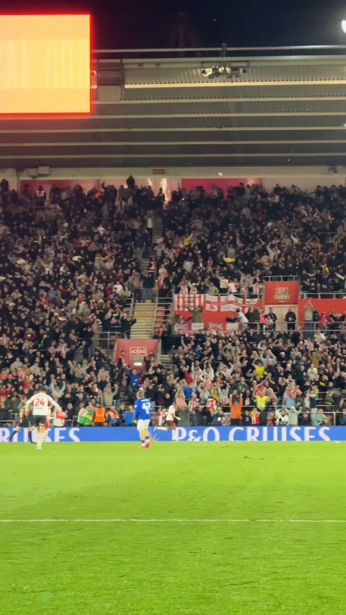 Look at those limbs from Southampton fans last night… Wow! 👏😍