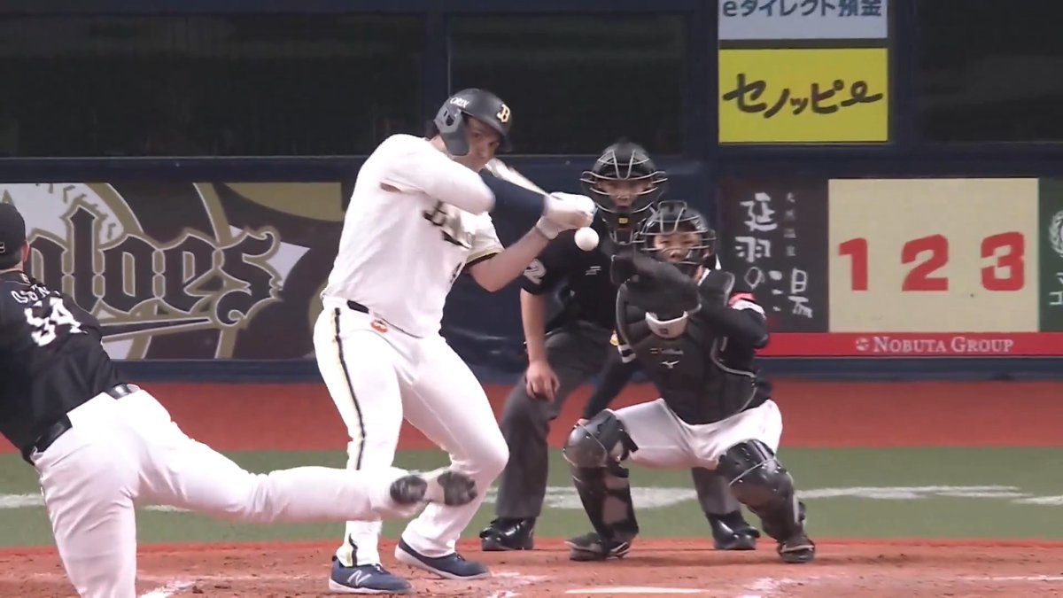 3連打で試合をひっくり返す！💪 オリックス シーモア 選手のタイムリーヒットで逆転に成功！🔥 👇ライブ配信はこちら