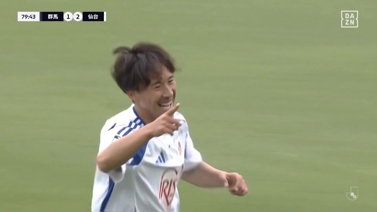 鮮やか逆転勝ちの立役者🟠🟡 武田英寿が左足で強烈なゴール 逆転勝利を呼び込む武田の2ゴール🦅 🏆明治安田J2・J3百年構想リーグ 🆚群馬×仙台 📱DAZN 見逃し配信中 #Jリーグ #だったらDAZN
