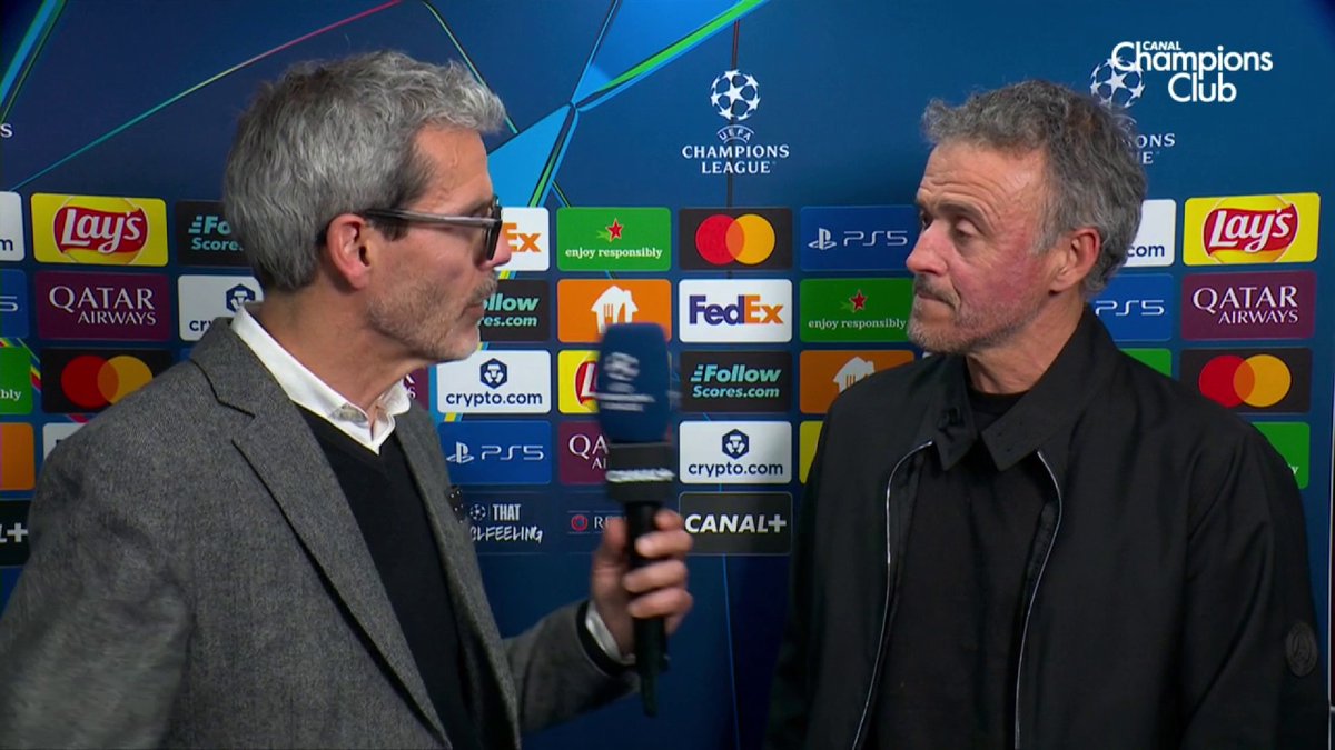 "Je n'ai jamais vu un match avec une telle intensité, c'était incroyable" 🤩 Luis Enrique est comme nous : il a apprécié le spectacle offert par le PSG et le Bayern