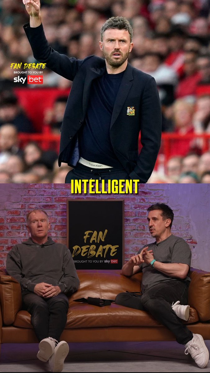 Gary questions whether Michael Carrick is the right man for United beyond this season... 👀 Where do you stand? 🤔