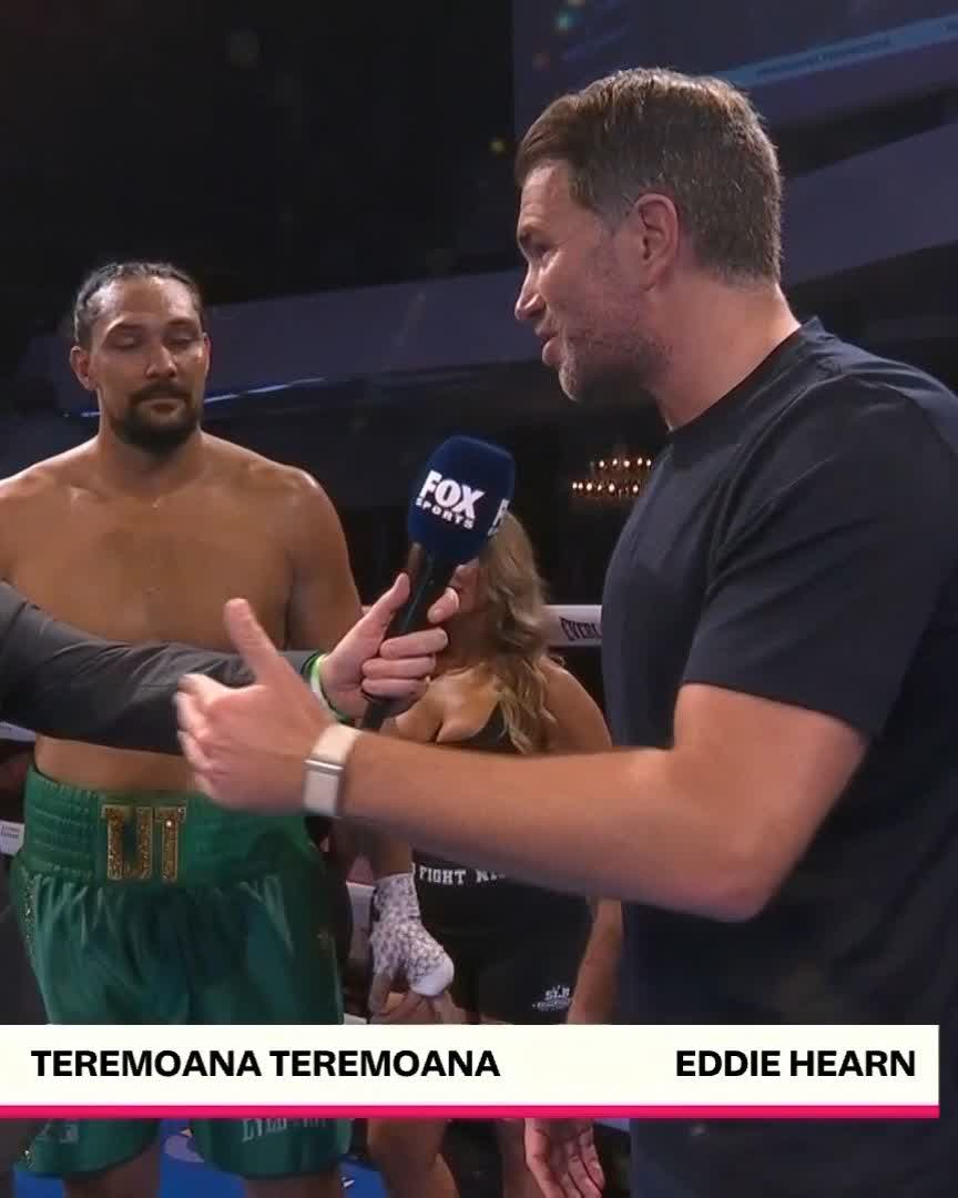 WATCH TEREMOANA GO!! 🔥 Eddie Hearn