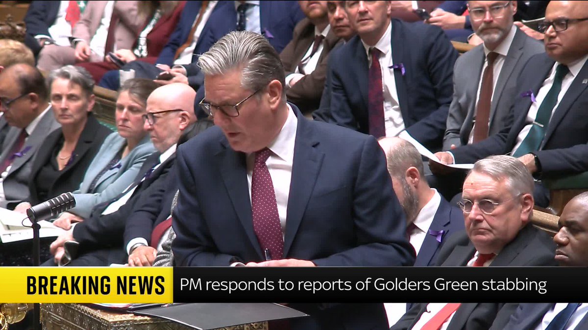 PM Keir Starmer on the stabbing in Golders Green: “It is deeply concerning.”
