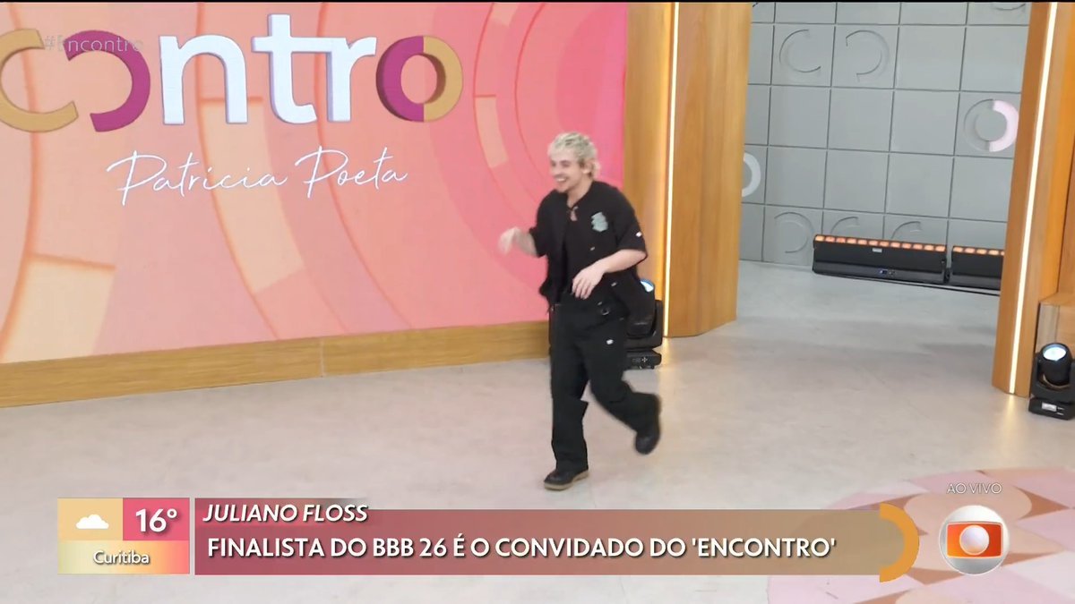 ELE CHEGOUUUU, MEUS AMORES 💃 JULIANO NO ENCONTRO #Encontro #BBB26 #RedeBBB #TVGlobo
