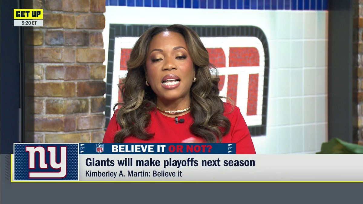 "The vibes are high in East Rutherford. ... I do think [the NFC East] is wide open." @byKimberleya believes the Giants will make the playoffs in John Harbaugh's first season 🏈