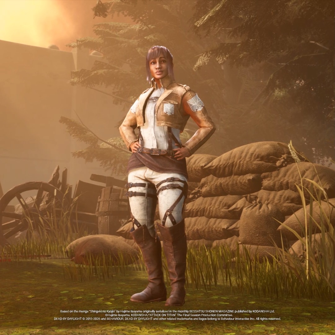 New Attack on Titan Outfits for The Trapper, Jake Park, Yui Kimura, Thalita Lyra, and more have arrived!