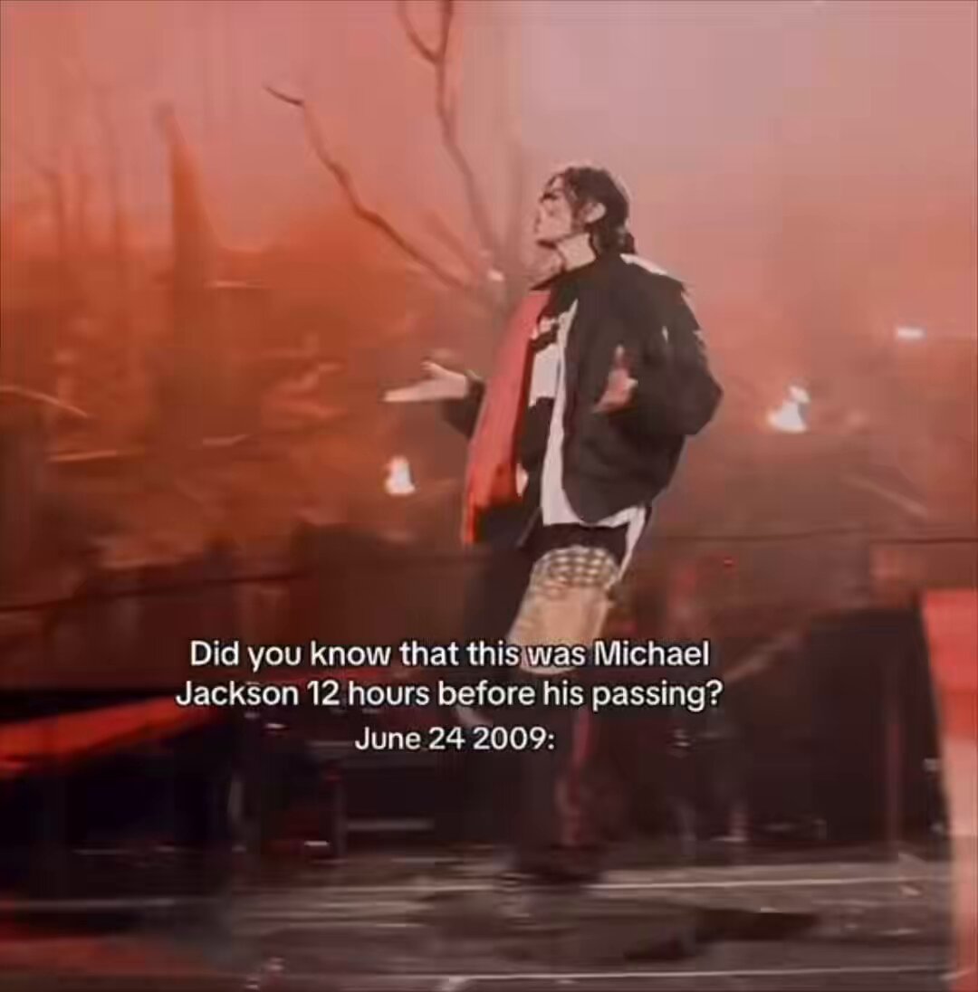 This was 12 hours before his death. You can’t tell me this man wasn’t murdered. Rest in Power, MJ 🕊️👑