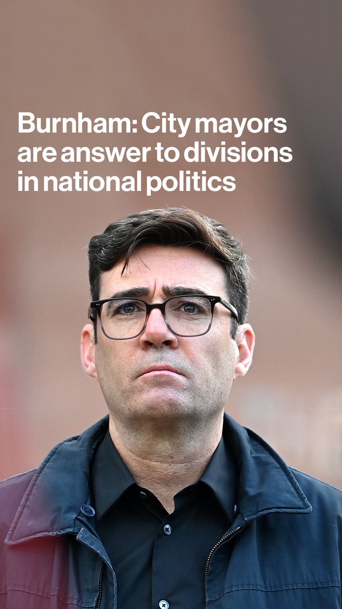 "The city doesn't work unless people from different backgrounds all come together." Mayor of Greater Manchester Andy Burnham tells Francine Lacqua how mayoral politics could play a positive role on a national scale