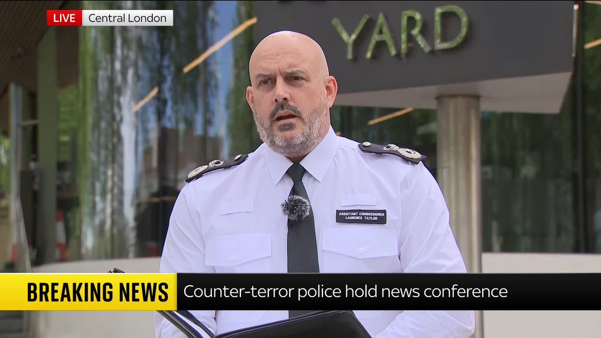 'Earlier today police responded to a horrifying attack on the streets of London' Counter-terror police issue a statement on the attack in Golders Green this morning and confirm it is being treated as a terrorist incident. 📺 Sky 501, Virgin 602