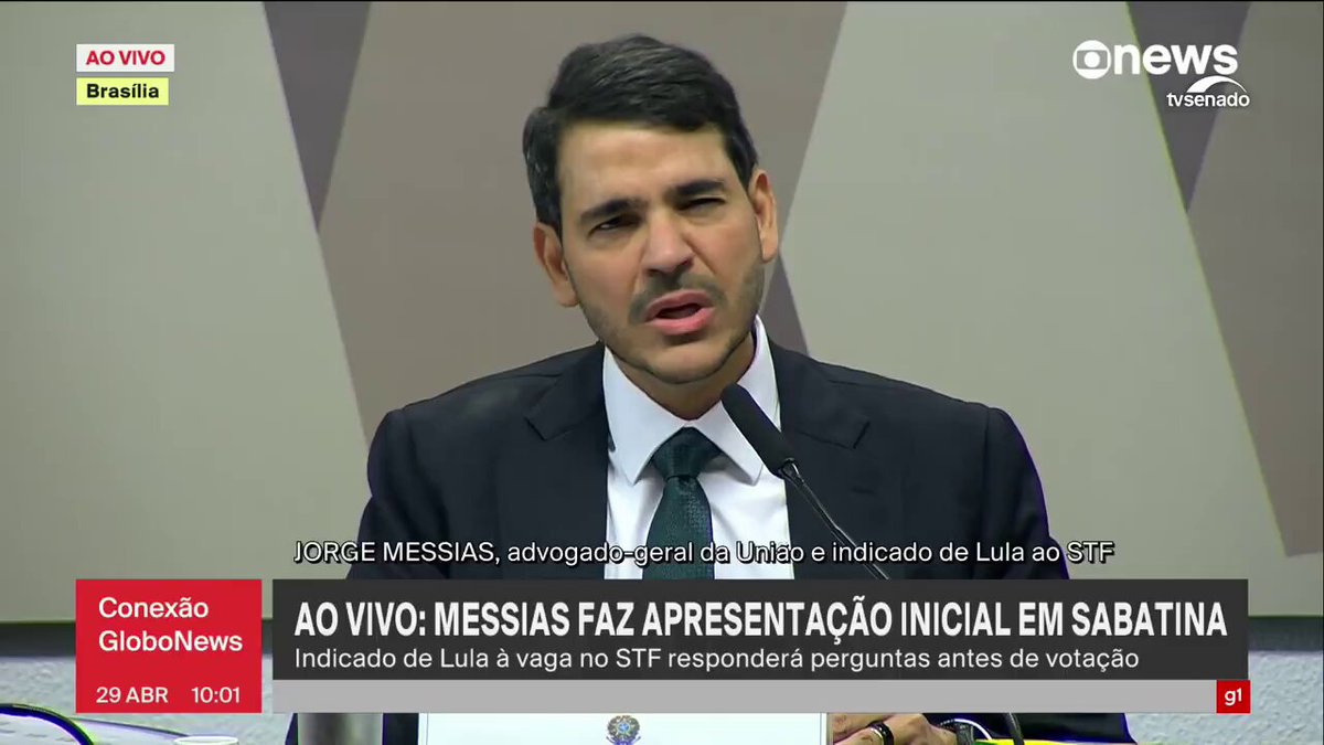 “Precisamos que o STF se mantenha aberto ao aperfeiçoamento.” Senhor Jorge Messias, o sinal mais elementar de “aperfeiçoamento” do STF seria o Senado não aprovar você.