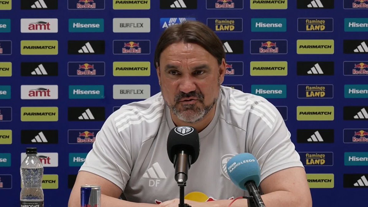 "My players are allowed to look at other results" "We don't rely on other results, we fought hard to be in this position" Daniel Farke speaks about how his team are managing the fight to avoid relegation 🎙️