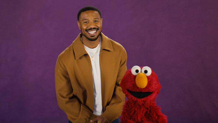 Academy Award-winner Michael B. Jordan has a few questions for Elmo ❤️