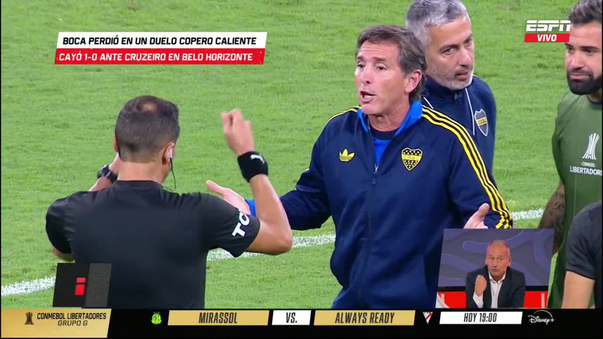 PARTIDO CALIENTE EN BRASIL Lo que dejó la derrota de Boca ante Cruzeiro 1-0, en la CONMEBOL #Libertadores. ▶️ Mirá #ESPNF12 en el Plan Premium de #DisneyPlus
