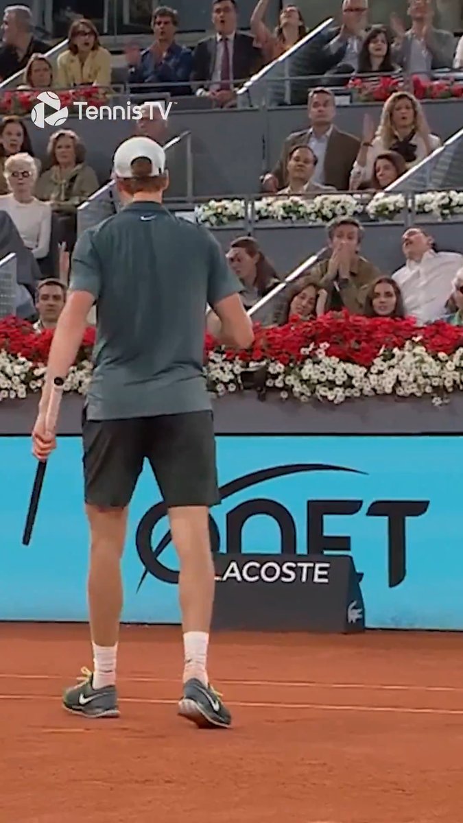 Jannik finishes with flair ✨ #MMOPEN | #MMOPEN | Jannik Sinner