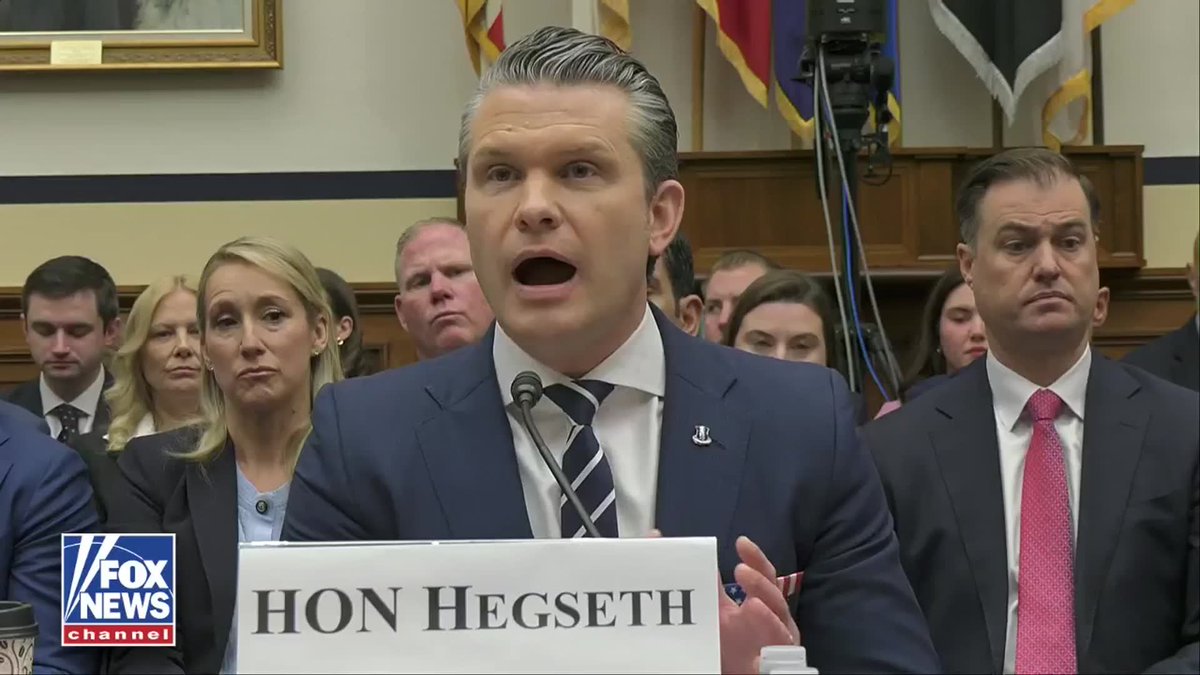 NEW: Secretary of War Pete Hegseth blasts the Obama-era Iran deal, calling it a "very bad deal" that directly funded regional terrorism and proxy wars: “It gave them a bunch of money up front. The future, the fund you talked about, negotiated deals funded, allowed them to fund their proxies and spread. Hamas and Hezbollah all around the region, build up nuclear capability.” "President Trump has been clear-eyed... You have to stare down this kind of enemy, who's hellbent on getting a nuclear weapon, and get them to at the point where they're at the table giving it up in a way that ensures they'll never have it."