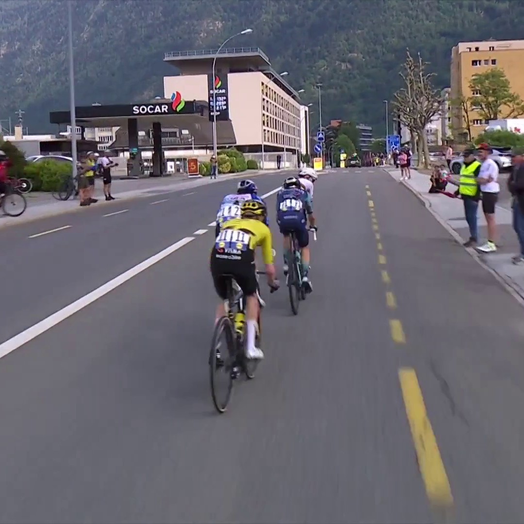 Tadej Pogačar wins Stage 1 of the Tour de Romandie with a superb sprint!