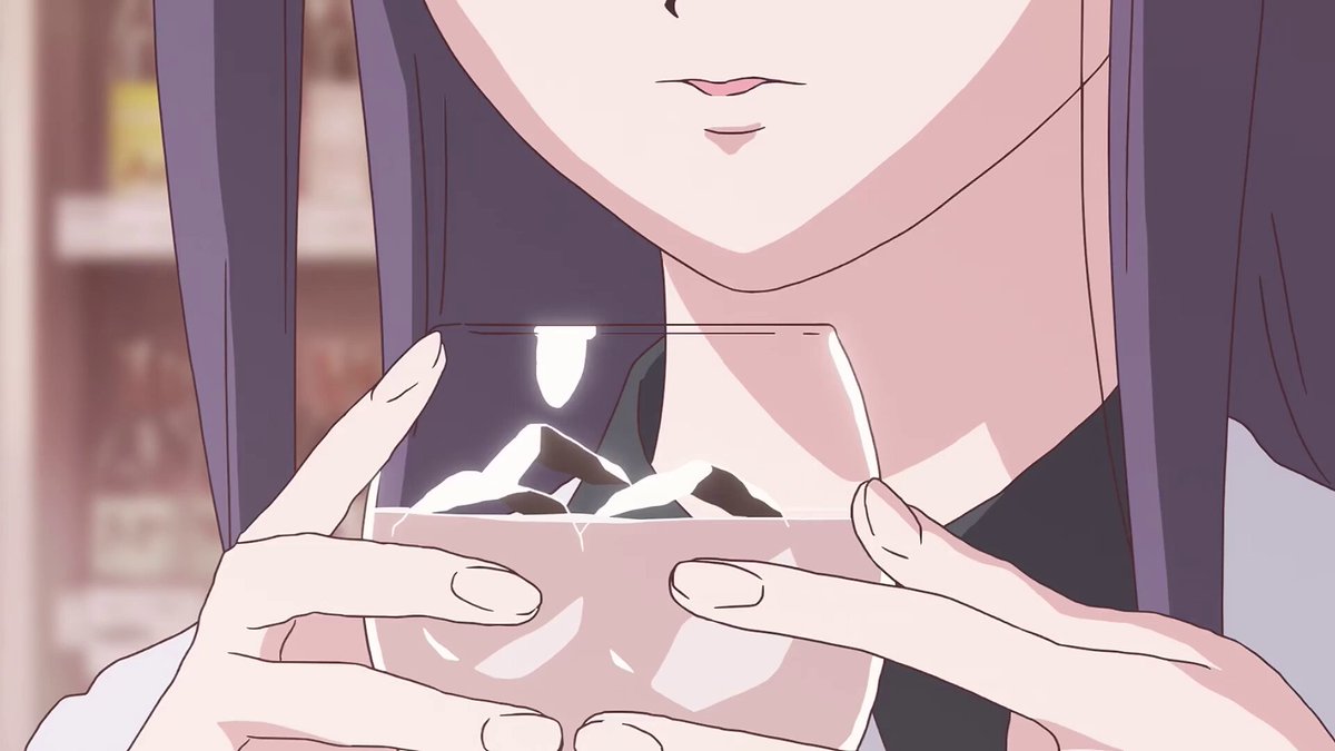 Two lesbians drinking literal yuri