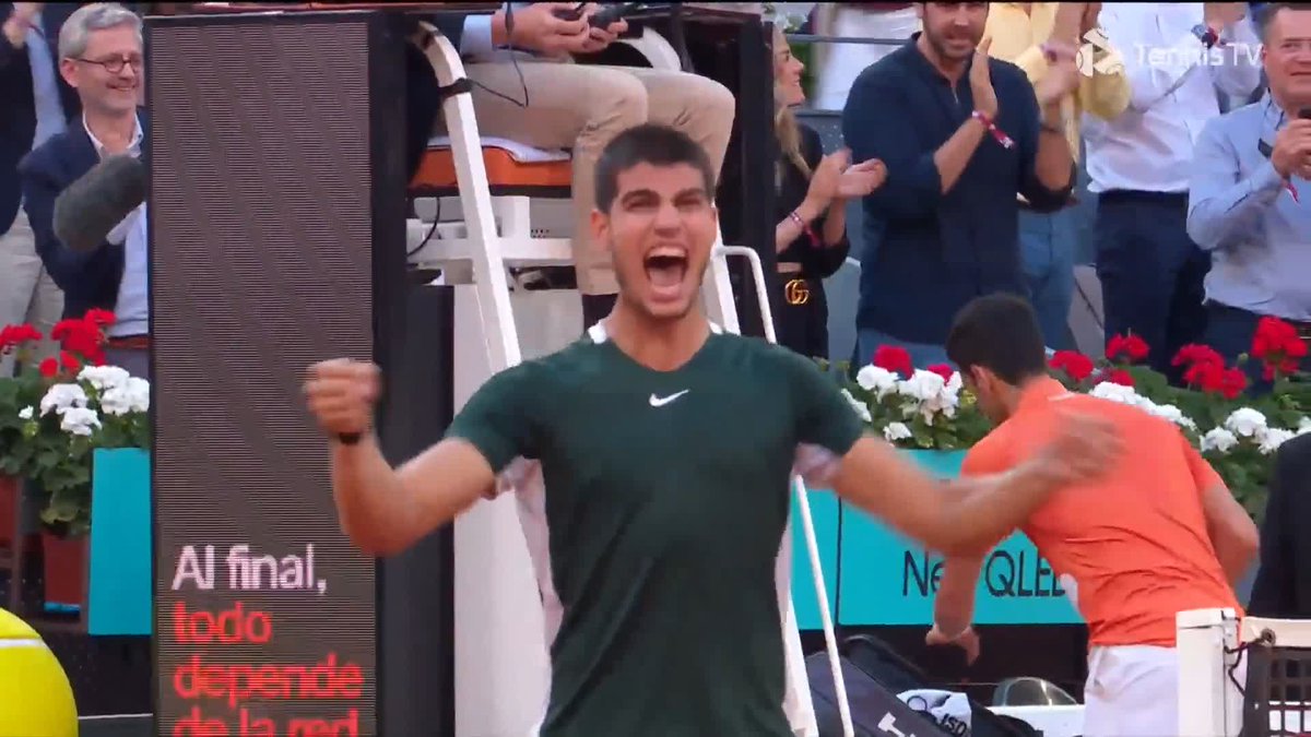 not everyone can beat a world #1 at 19 on manolo santana