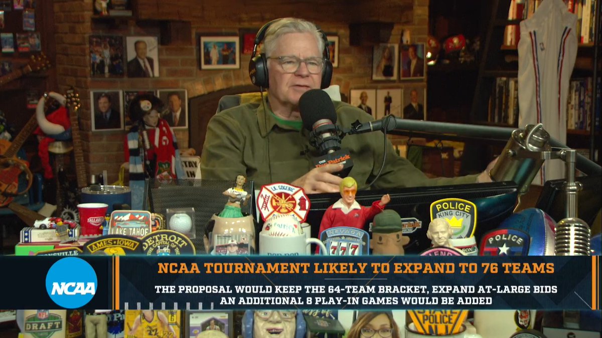 "If you win your conference... you should be in the 64-team field. I want these other schools that didn't win their conference, that they're going to be playing on Tuesday and Wednesday." – DP on the NCAA Tournament expanding to 76 teams.