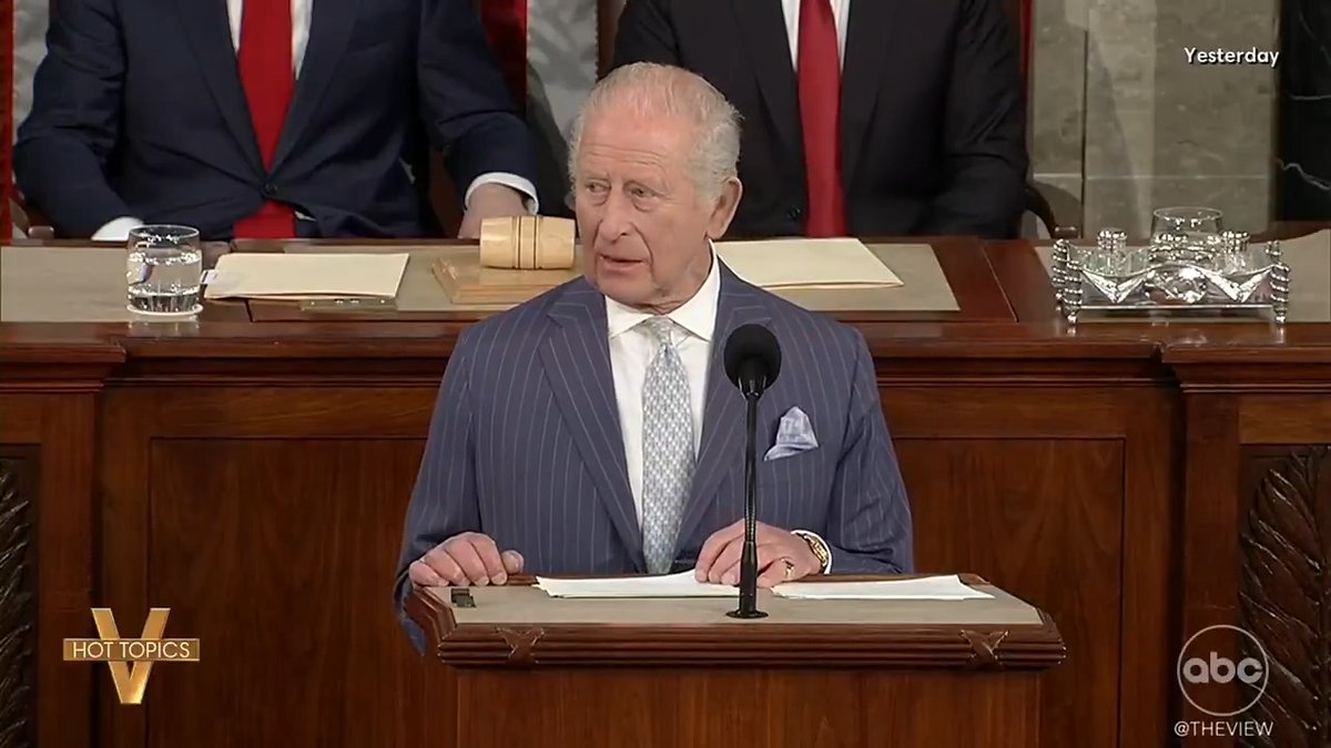 KING CHARLES URGES U.S. TO DEFEND UKRAINE, NATO: 'The View' co-hosts share their takeaways from King Charles' historic speech to Congress on Tuesday.