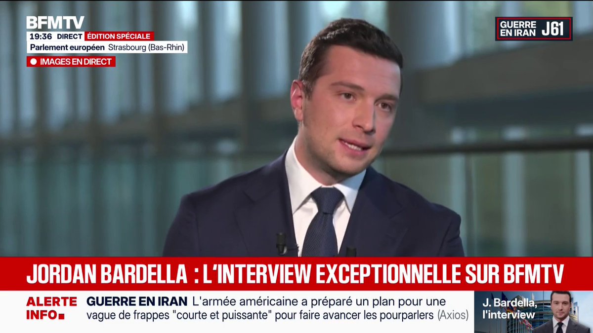 Présidentielle 2027: "Je me prépare à être chef du gouvernement", confie Jordan Bardella