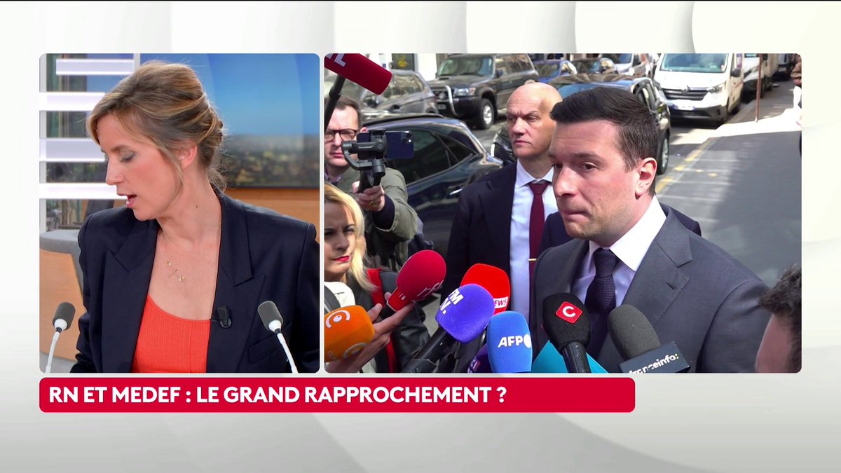 🔴 🗣️ Propositions économiques du RN : "On ne s'en sortira pas sans travailler plus et sans réduire modérément, avec justice, les dépenses sociales", estime l'ancien président du Medef Geoffroy Roux de Bézieux. #ToutEstPolitique #Canal16
