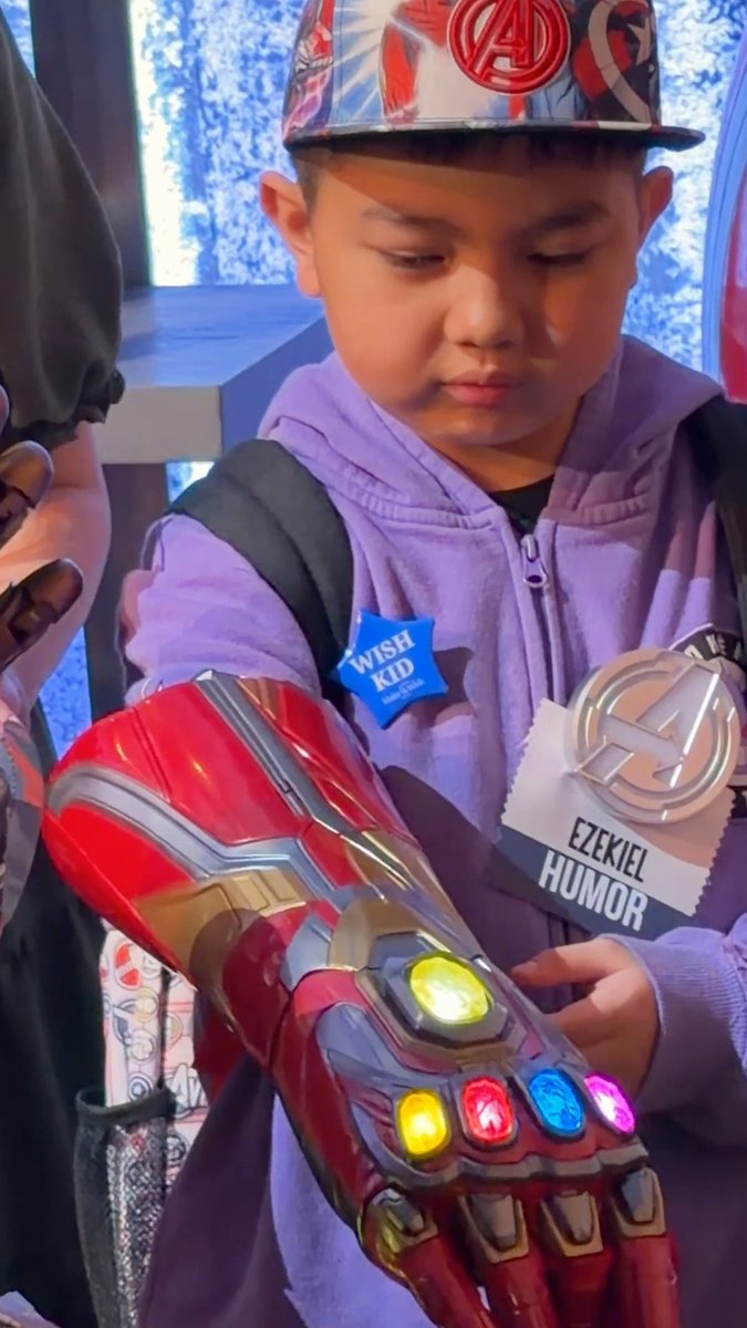 Cue the slow-mo superhero pose… ⭐ Nearly 40 Make-A-Wish kids are assembling at Disneyland Resort Resort for a first-of-its-kind Make-A-Wish America Wishes Assemble event granting Avengers-inspired wishes! 💙 #DisneyWeekofWishes #DisneyWishes