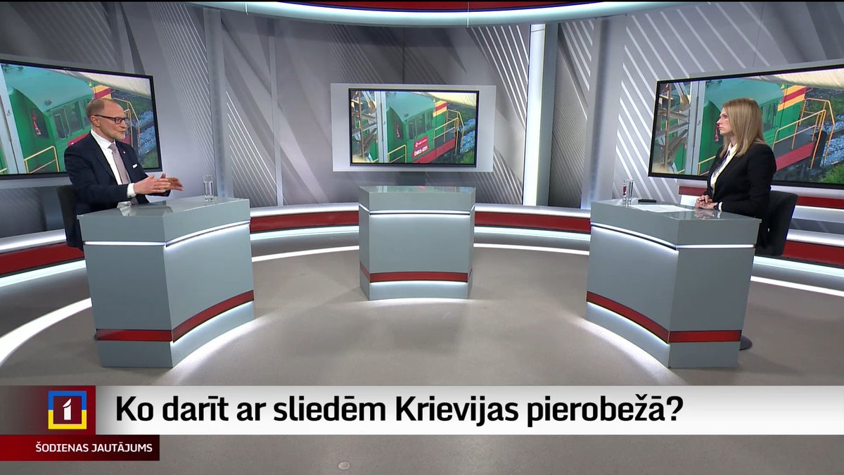 Neviens agresorvalsts militārais vagons Latvijas teritorijā pa sliedēm nepārvietosies, raidījumā #ŠodienasJautājums uzsvēra aizsardzības ministrs Andris Sprūds (“Progresīvie”), norādot, ka valdībā tiek virzīts ziņojums, kas paredz, ka krīzes situācijā, paaugstinoties militārajam apdraudējumam, sliedes Krievijas pierobežā tiks demontētas. 🔊