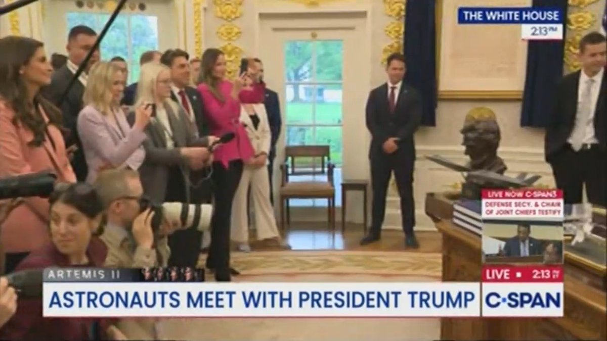 Trump says he'd like to go to the moon on a NASA mission: "We'll have to try it"